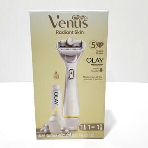 Gillette Venus Radiant Skin Women's Razor + Olay Moisturizer for Dry & Sensitive
